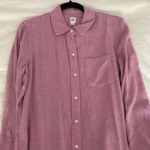 GAP Pink Button Down Shirt